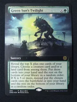Green Sun's Twilight Extended Foil - ONE - Mtg Card #33G - Image 2