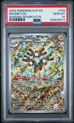 PSA 10 Magneton Full Art SV 159 Scarlet & Violet Promo Card Holo - Image 4