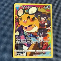 Dedenne TG07/TG30 Trainer Gallery Brilliant Stars Full Art Pokemon Card - Image 1