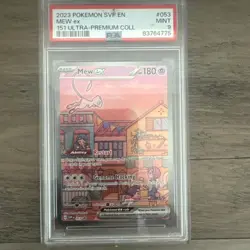 2020 Pokémon Mew ex 053 Sv: Scarlet & Violet Promo Cards Holo PSA 9 - Image 3