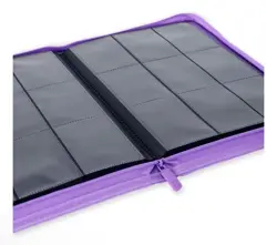 Vault X Just Purple 4-Pocket Exo-Tec Zip Binder - 160 Cards - New - Image 2