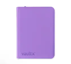 Vault X Just Purple 4-Pocket Exo-Tec Zip Binder - 160 Cards - New - Image 3