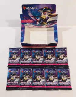 10 Packs MTG Set Booster Pack Lot MTG Kamigawa Neon Dynasty NEW - Image 1