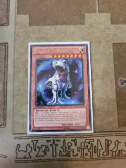 YUGIOH GALAXY TYRANNO PRIO-EN003 RARE 1ST EDITION NM - Image 3