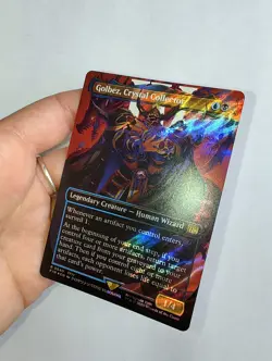 Golbez, Crystal Collector - (Borderless) (Surge Foil) MTG Final Fantasy NM R 540 - Image 4