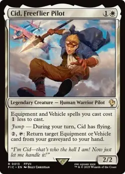 Cid, Freeflier Pilot Commander: Final Fantasy MTG Magic The Gathering - Image 1