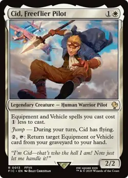 Cid, Freeflier Pilot Commander: Final Fantasy MTG Magic The Gathering - Image 2