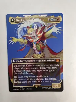 Kefka, Court Mage Ruler of Ruin - (Borderless) Final Fantasy MTG M (FIN 398) - Image 1