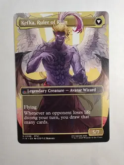 Kefka, Court Mage Ruler of Ruin - (Borderless) Final Fantasy MTG M (FIN 398) - Image 2