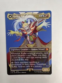 Kefka, Court Mage Ruler of Ruin - (Borderless) Final Fantasy MTG M (FIN 398) - Image 3