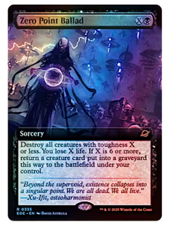 Zero Point Ballad - Foil - Extended Art Edge of Eternities - Image 2