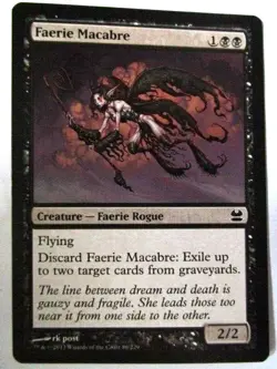 MTG Faerie Macabre Masters 2013 Light Play!! - Image 1