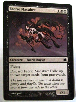 MTG Faerie Macabre Masters 2013 Light Play!! - Image 3