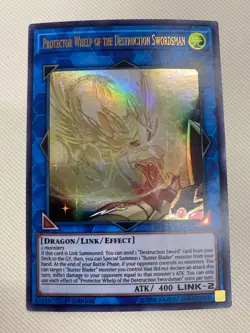 Yugioh Protector Whelp of the Destruction Swordsman DUOV-EN008 Ultra Rare 1st NM - Image 2