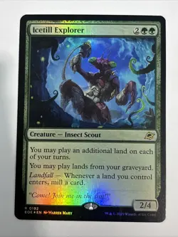 MTG Edge Of Eternities Icetill Explorer EOE 192 Rare Foil IN HAND - Image 1