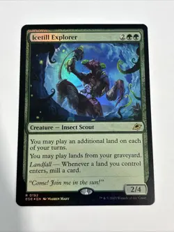 MTG Edge Of Eternities Icetill Explorer EOE 192 Rare Foil IN HAND - Image 6