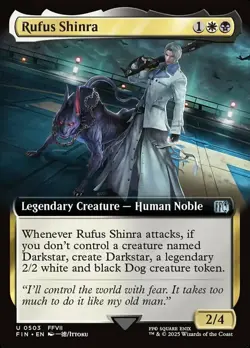 MTG Rufus Shinra - Foil - Extended Art, NM-Mint, English Final Fantasy - Image 2