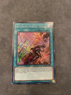 Yugioh Sky Striker Mobilize - Engage! BLMR-EN091 Secret Rare Alt Art 1st Ed NM - Image 1