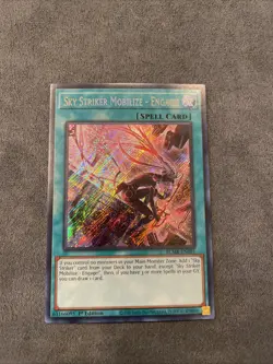 Yugioh Sky Striker Mobilize - Engage! BLMR-EN091 Secret Rare Alt Art 1st Ed NM - Image 3
