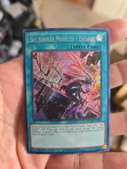 Yugioh Sky Striker Mobilize - Engage! BLMR-EN091 Secret Rare Alt Art 1st Ed NM - Image 3