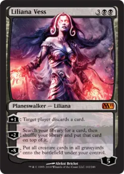 Liliana Vess - Magic 2011 (M11) #102/249 MTG Magic The Gathering - Image 1