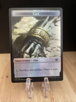 MTG Beast (009) Clue Token (015) Modern Horizons 2 FOIL NM/M - Image 3