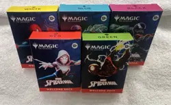 SDCC 2025 Magic The Gathering Spider-Man Deck COMPLETE SET, Hasbro IN HAND - Image 3
