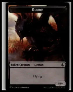 Starter Commander Decks Demon Double-Sided Token #12 - Image 2