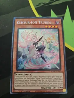 Yu-Gi-Oh TCG Centur-Ion Trudea 1st Edition VASM-EN017 Collectors Rare - Image 3