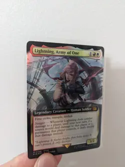 Lightning, Army of One (Extended Art) Final Fantasy Foil Mythic #0498 - Image 7