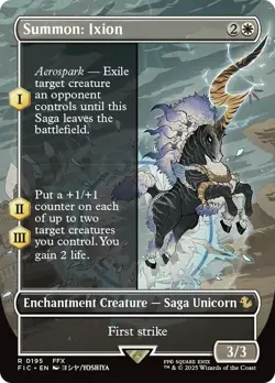Summon: Ixion (Borderless) FINAL FANTASY Commander - Near Mint Foil - Image 1