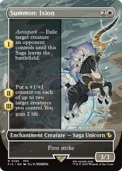 Summon: Ixion (Borderless) FINAL FANTASY Commander - Near Mint Foil - Image 3
