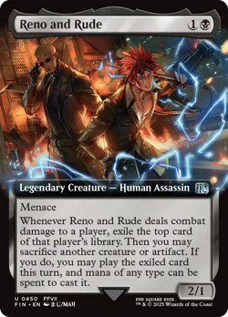 Reno and Rude (Extended Art) FINAL FANTASY - Near Mint Foil - Image 3