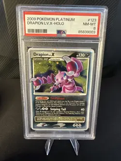 Pokemon Card PSA 8 NM-MT Drapion LV. X 2009 Platinum Holo 123/127 - Image 1