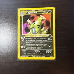 Pokemon Neo Discovery Tyranitar 2001 Regular Card 31/75 - Image 3
