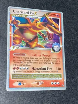 Pokemon TCG Charizard G LV. X Promo Holo DP45 Card 2009 NM NEAR MINT BEAUTIFUL! - Image 2