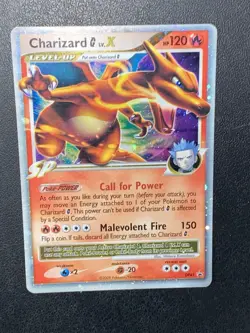Pokemon TCG Charizard G LV. X Promo Holo DP45 Card 2009 NM NEAR MINT BEAUTIFUL! - Image 4