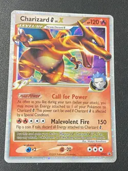 Pokemon TCG Charizard G LV. X Promo Holo DP45 Card 2009 NM NEAR MINT BEAUTIFUL! - Image 5