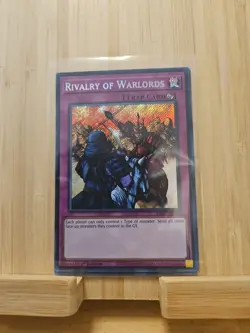 Rivalry of Warlords RA03-EN075 Secret Rare 1st Edition YuGiOh - Image 1