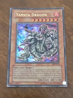 Yu-Gi-Oh! TCG Yamata Dragon LOD-067 Legacy of Darkness Unlimited Ultra Rare - Image 1