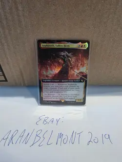Sephiroth, Fallen Hero - Extended Art FOIL - Final Fantasy 0182 Rare, MTG - Image 1