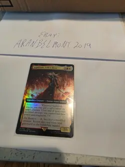 Sephiroth, Fallen Hero - Extended Art FOIL - Final Fantasy 0182 Rare, MTG - Image 2