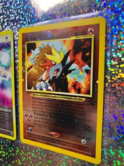 Pokemon TCG: Cosmos Holo Promo 34 Entei; Reverse Holo 92/100 Call Energy - Image 3