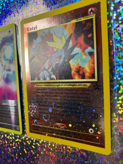 Pokemon TCG: Cosmos Holo Promo 34 Entei; Reverse Holo 92/100 Call Energy - Image 6