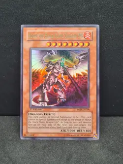 Yugioh Horus The Black Flame Dragon LV8 SOD-EN008 1st Edition Ultra Rare NM - Image 1