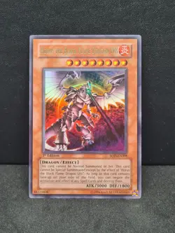 Yugioh Horus The Black Flame Dragon LV8 SOD-EN008 1st Edition Ultra Rare NM - Image 4