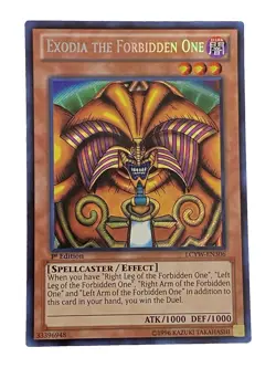 NM Exodia The Forbidden One LCYW-EN306 Secret Rare 1st Edition Yugioh NEAR MINT! - Image 1