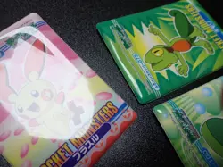 Pokemon Bandai Promo Waterproof Bathroom Menko Card x4 Treecko Plusle etc #5545 - Image 10