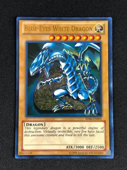YUGIOH BLUE-EYES WHITE DRAGON SDBE-EN001 ULTRA - Image 2