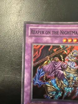 Reaper on the Nightmare PGD-078 Super Rare 1st Edition Yugioh NM Misprint Error - Image 3